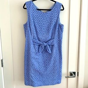Worn once Lilly Pulitzer periwinkle eyelet dress size 14